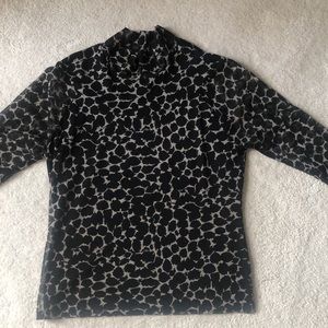 Rafaela  black print blouse